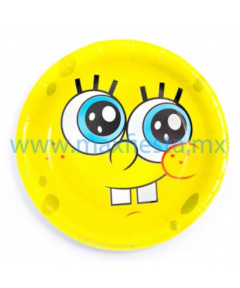Venta de Plato Pastelero de Bob Esponja en Morelia