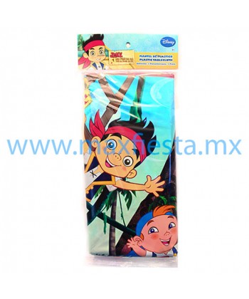 Mantel plástico de Jake y los piratas de nunca jamás